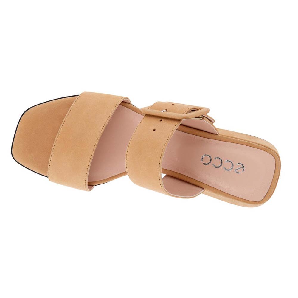 Women's Ecco Elevate Squared Sandals Brown | SG 170NWY